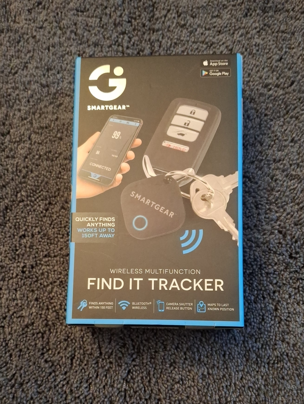 SmartGear Find It Tracker - Black